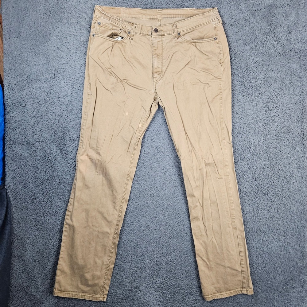 Levi‎ 541 Mens Khaki Straight Leg Jeans Size 38x36